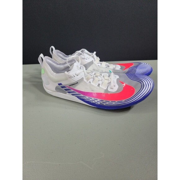 NIKE SiIZE 10-  ZOOM VICTORY 5 XC WHITE FLASH CRIMSON AJ0847-101 Spike Shoes